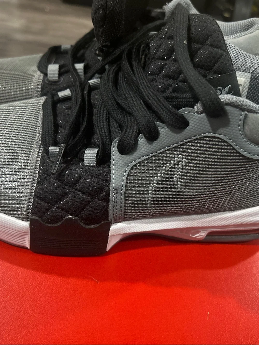 Nike Kids Black and Gray High-Top Sneakers